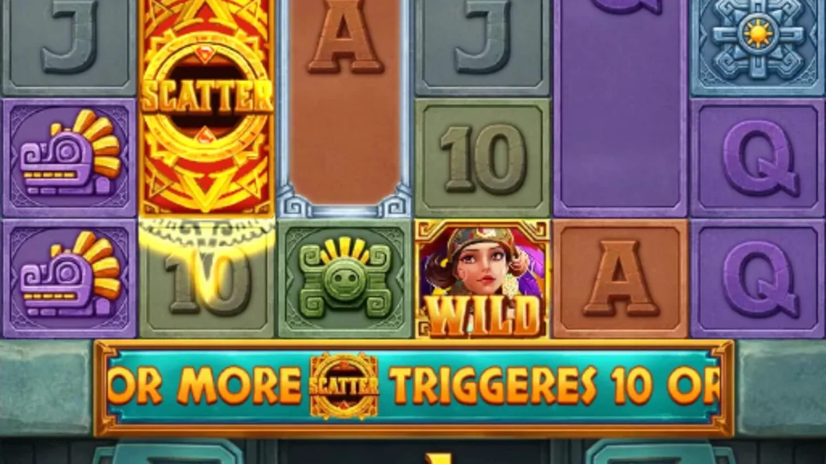 Tampilan visual slot Legacy of Aztec dengan nuansa hutan dan kuil kuno
