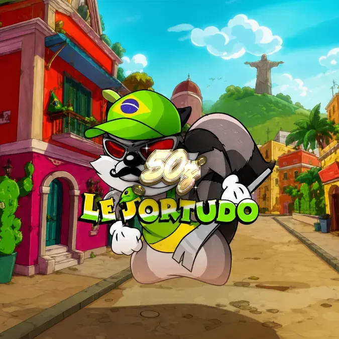 Smokey si rakun dalam permainan slot Le Sortudo